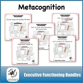 Preview of Metacognition Executive Functioning BPIS Bundles