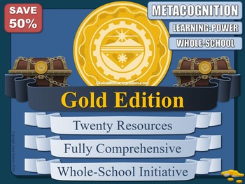 Preview of Metacognition Pack (Gold)