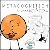 Metacognition Parent Letter | Executive Functioning | Pare