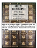Metal Embossing Art Project inspired by Lorenzo Ghiberti