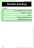Metallic Bonding Revision Booklet