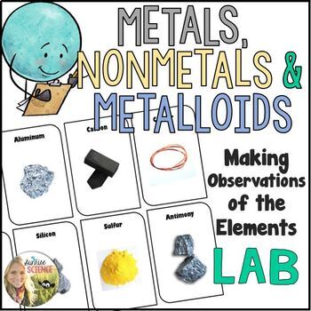 Preview of Metals Nonmetals and Metalloids Properties Lab