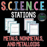 Metals Nonmetals And Metalloids Task Cards Worksheets Tpt