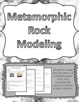 Preview of Metamorphic Rock Modeling Hands-On Lab Activity