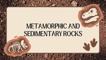 Preview of Metamorphic & Sedimentary Rock Lesson Plan
