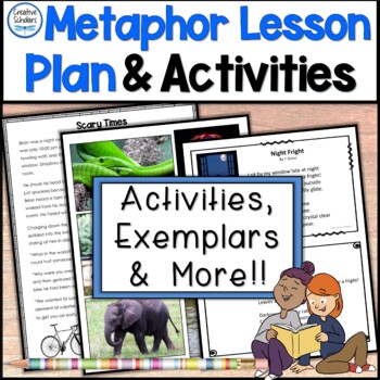 Preview of Metaphor Lesson Plan and Activities