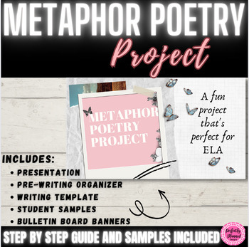 Preview of Metaphor Poetry Group Project | End of the Year | ELA | Digital Resources