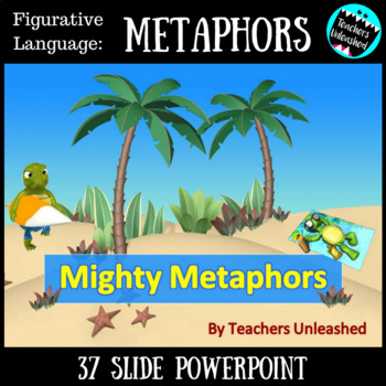 Preview of Metaphors PowerPoint Lesson {Figurative Language}