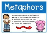 Metaphors Examples Poster Set | Literacy Centers