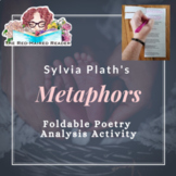 Metaphors by Sylvia Plath Foldable Poetry Analysis Activit