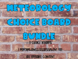 Meteorology Digital Choice Board Bundle