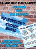 Meteorology Digital Choice Board: Fronts and Air Masses