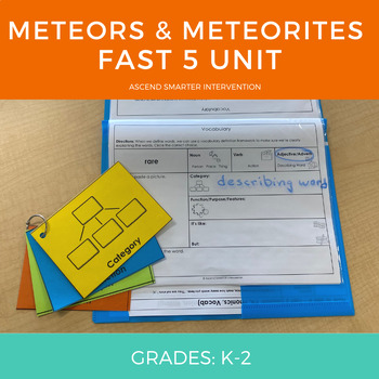 Preview of Meteors & Meteorites Fast 5 Unit (K - 2nd)