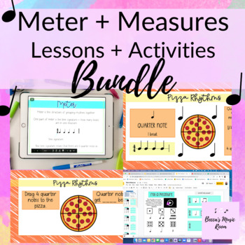 Preview of Meter + Measures Lessons and Activities BUNDLE for Elementary Music