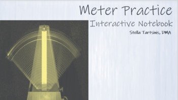 Preview of Meter Practice - Interactive Notebook - Remote/Distance Learning