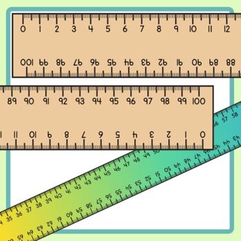 metric ruler clipart