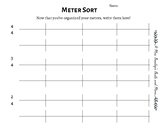 Meter Sort Worksheet