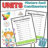 Meters And Centimeters Worksheet Activity