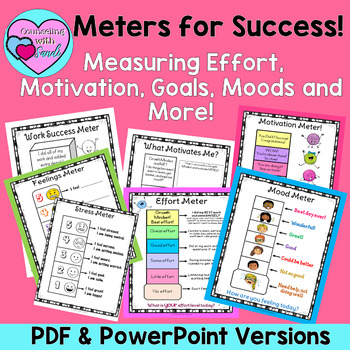 Preview of Meters for Success! Measuring  Feelings Moods Goals