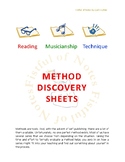 Method Discovery Sheets