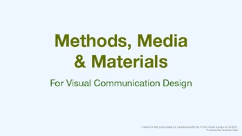 Preview of Methods, Media & Materials For Visual Communication Design