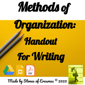 Preview of Methods of Organization Handout: Enhance Writing Skills in Grades 7-12 ELA Class