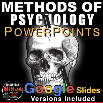 Preview of Scientific Methods of Psychology PowerPoints/Google Slides with Guided Notes