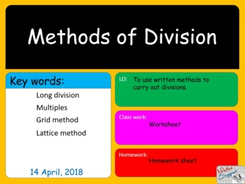 Preview of Methods of division