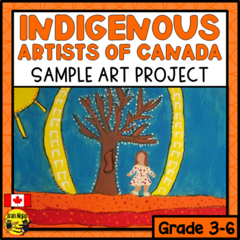 Preview of Indigenous Artist Painting Project  | Elementary Art Lesson