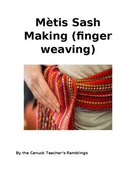 Preview of Metis Sash Making (finger weaving)