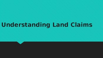 Preview of Metis and Inuit Land Claims PowerPoint