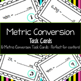 Metric Conversion Task Cards
