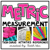 Metric Measurement Task Cards (Converting measurements wit