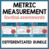 Metric Conversions BUNDLE: Meters, Liters, Grams Different