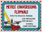 Metric Conversions Flippable to Convert Measurements