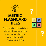 Metric Conversions Mastery: Double-Sided Flashcards for Qu