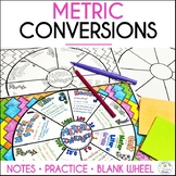 Metric Conversions Guided Notes Doodle Math Wheel