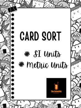Preview of Metric Conversions/SI Unit Card Sort