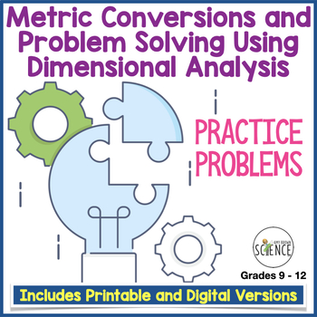 Preview of Metric Conversions Using Dimensional Analysis