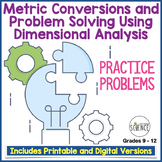 Metric Conversions Using Dimensional Analysis