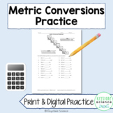 Metric Conversions Worksheet Practice with Answer Key