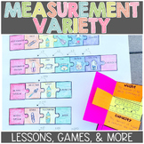 Metric & Customary Measurements, Area & Perimeter Math Wor