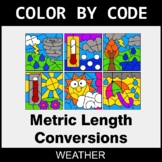 Metric Length Conversions - Color by Code / Coloring Pages