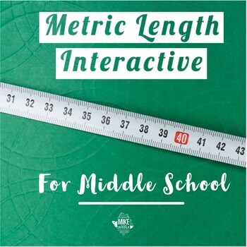 Preview of Metric Length Google Interactive for Middle School Science
