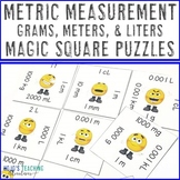 Metric Measurement Activities | Fun Game Format Puzzle for