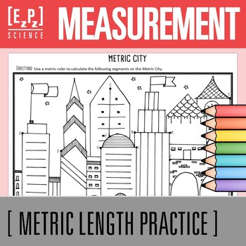 Preview of Metric Measurement Activity | Measuring Metric Length