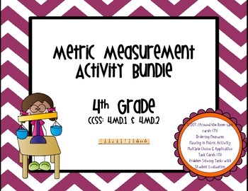 Metric Measurement Activity Set by Elementary Brown-ies | TpT