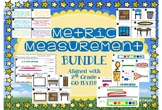 Metric Measurement BUNDLE!! 7 CENTERS!! 2nd Grade GO MATH!
