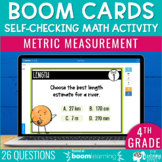 Metric System Measurement Boom Cards | 4th Grade Math Revi