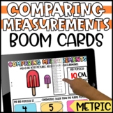 Metric Measurement Boom Cards | Comparing Lengths in Centimeters